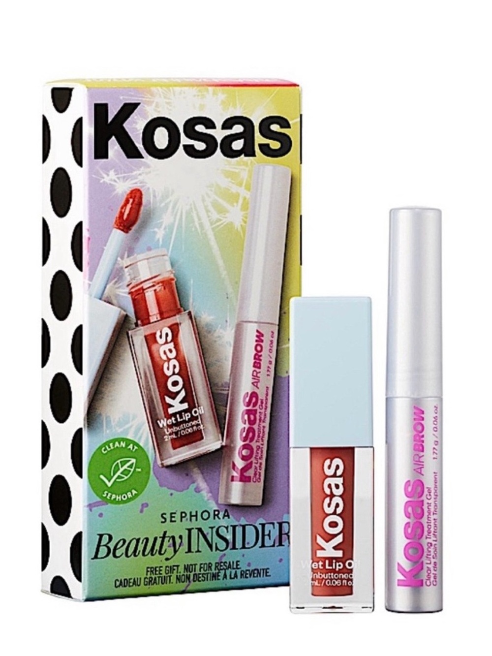 Kosas Beauty Insider Wet Lip Oil & Airbrow Duo